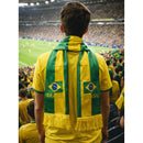 Faixa Cachecol Brasil Torcida com Franja
