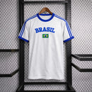 Camisa Bandeira do Brasil Bordada Torcedor Premium de Algodão