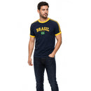 Blusa Retrô Brasil Bordada bandeira