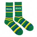 Meias Brasil cano longo premium, fundo branco