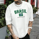 Camiseta Brasil Unissex 100% Algodão