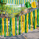 Varal Fitinhas Metalizadas Verde e Amarelo Brasil