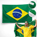 Bandeira do Brasil Grande 150x90cm para Bastão