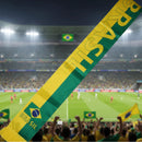 Cachecol Brasil Verde e Amarelo Torcida