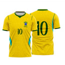Camisa Brasil Masculina Amarela 2026 Tradicional e Dry Fit