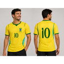 Camisa Brasil Masculina Amarela 2026 Tradicional e Dry Fit