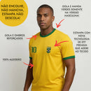 Kit Casal vai Brasil Camisetas Brasil Dia dos Namorados Torcida Jogo Feminina Masculina