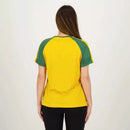 Camiseta Brasil Feminina Amarela Macuxi