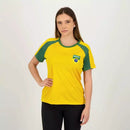Camiseta Brasil Feminina Amarela Macuxi